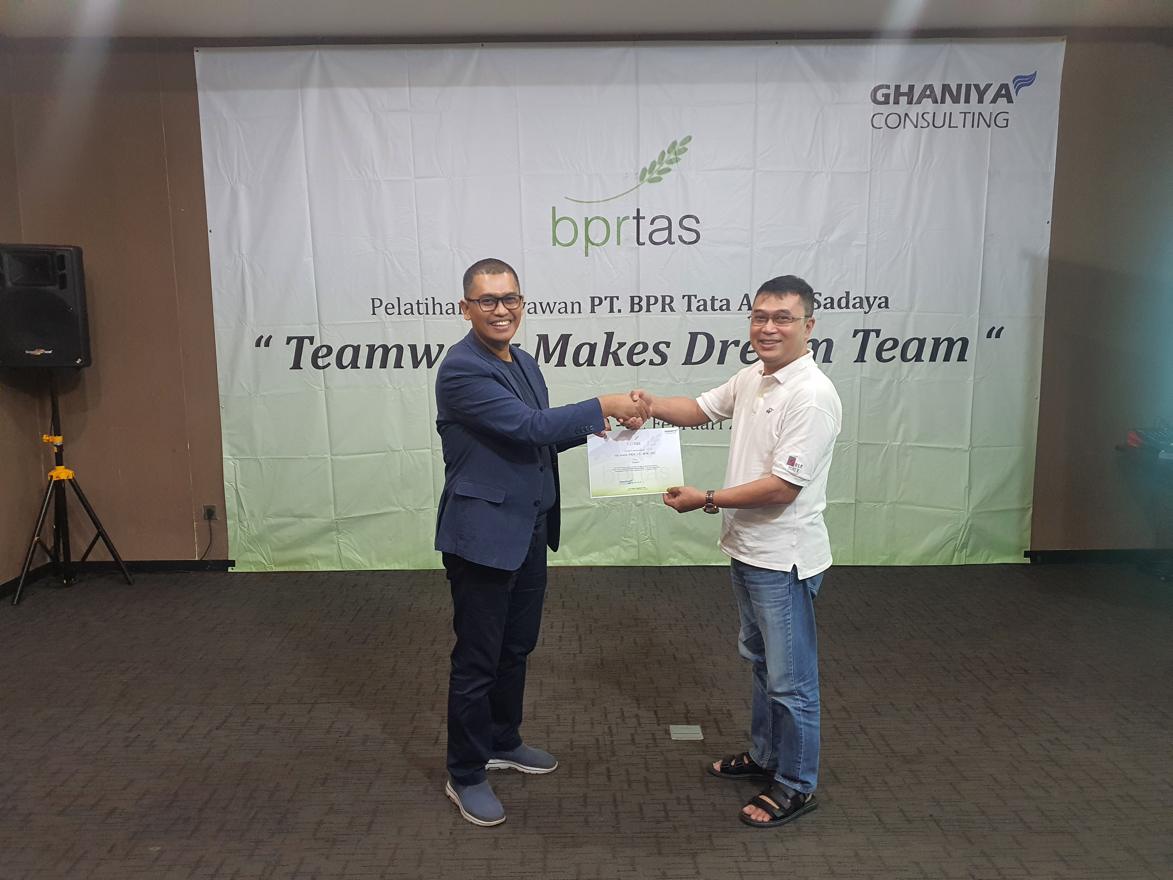 Pelatihan Karyawan PT. BPR Tata Artha Sadaya di Yogyakarta, 10 - 12 Februari 2023